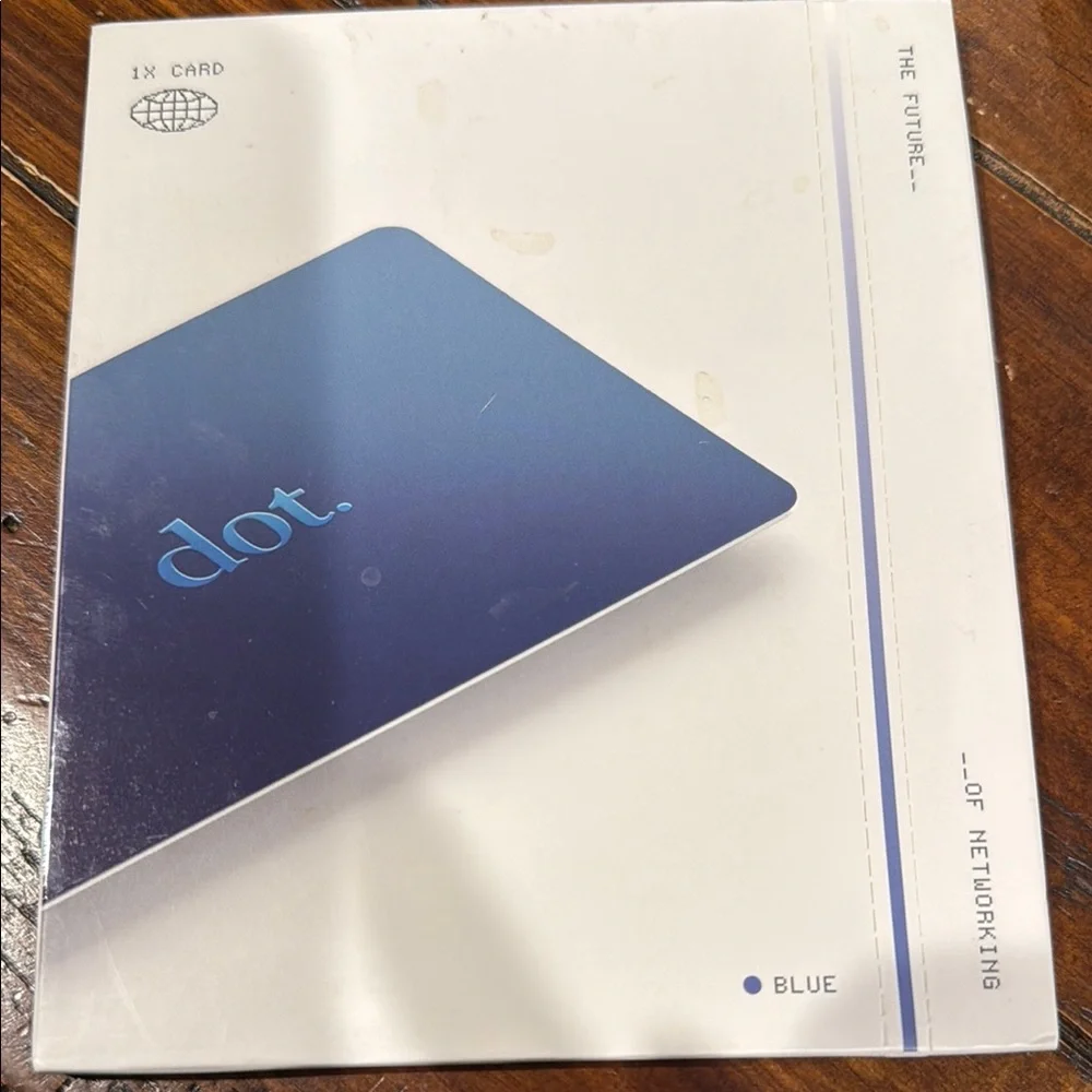 Dot Digital Card - Blue
